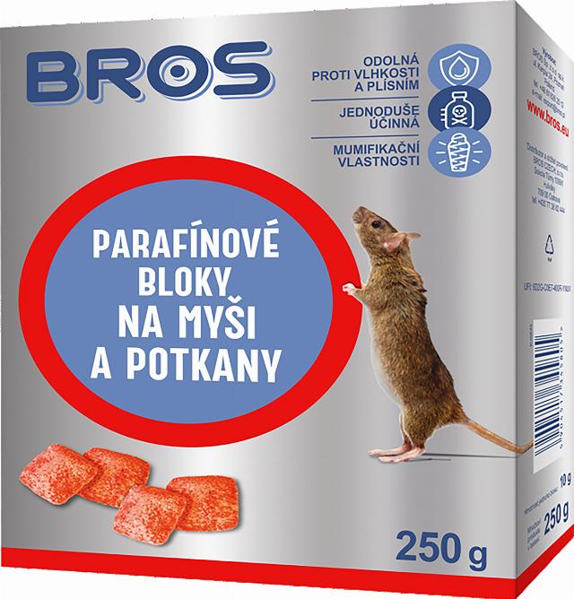 ROS parafínové bloky na myši 250g