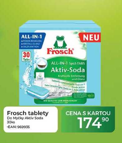 Frosch tablety Do Myčky Aktiv Soda 30ks