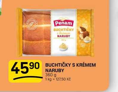 BUCHTIČKY S KRÉMEM NARUBY 360 g