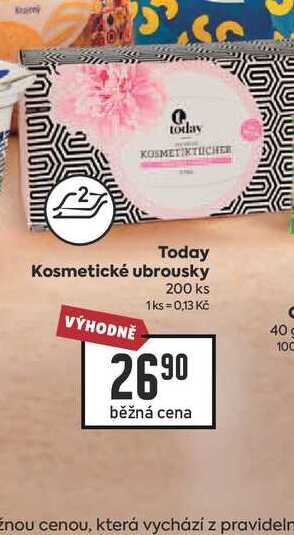 Today Kosmetické ubrousky 200 ks