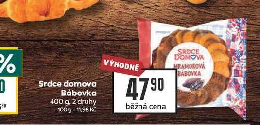 Srdce domova Bábovka 400 g