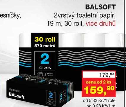 BALSOFT 30 rolí Ráj drogerie