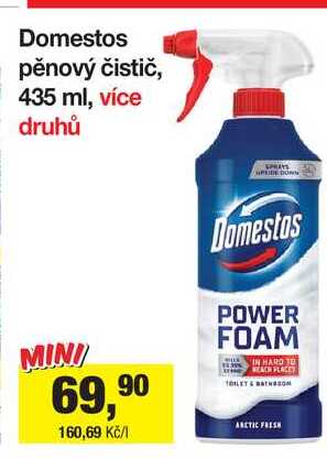 Domestos pěnový čistič, 435 ml