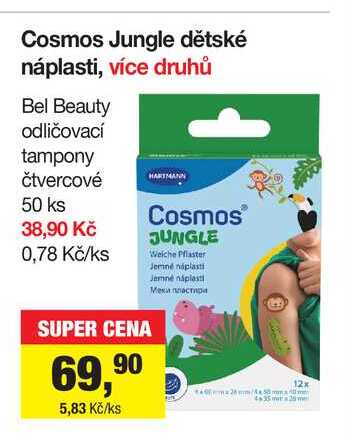 Cosmos Jungle dětské náplasti, více druhů Šlak