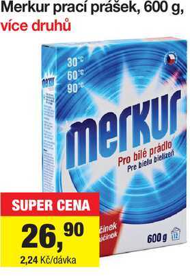 Merkur prací prášek, 600 g