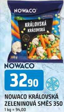 NOWACO KRÁLOVSKÁ ZELENINOVÁ SMĚS 350g