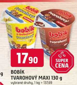 BOBÍK TVAROHOVÝ MAXI 130 g