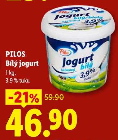 PILOS Bílý jogurt, 1 kg