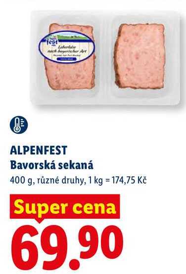 ALPENFEST Bavorská sekaná, 400 g