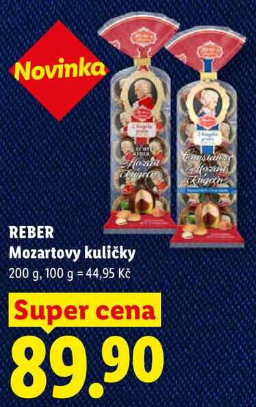 REBER Mozartovy kuličky, 200 g