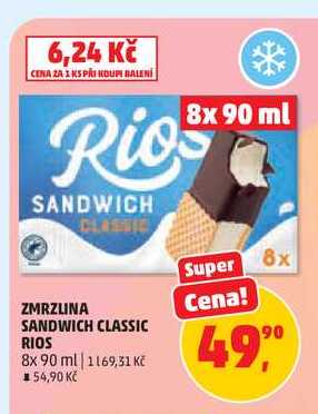 ZMRZLINA SANDWICH CLASSIC RIOS, 8x 90 ml