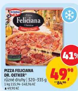 PIZZA FELICIANA DR. OETKER různé druhy, 320-335 g