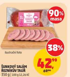 ŠUNKOVÝ SALÁM ŘEZNÍKŮV TALÍŘ, 350 g
