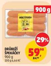 DRŮBEŽÍ ŠPEKÁČKY, 900 g 