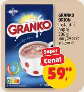 GRANKO ORION instantní nápoj, 200 g 