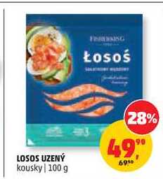 LOSOS UZENÝ kousky, 100 g  