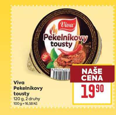 Viva Pekelníkovy tousty 120 g