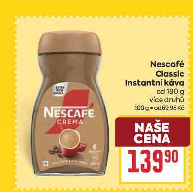Nescafé Classic Instantni κάνα od 180 g