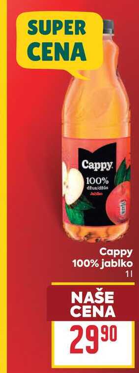 Cappy 100% jablko 1l