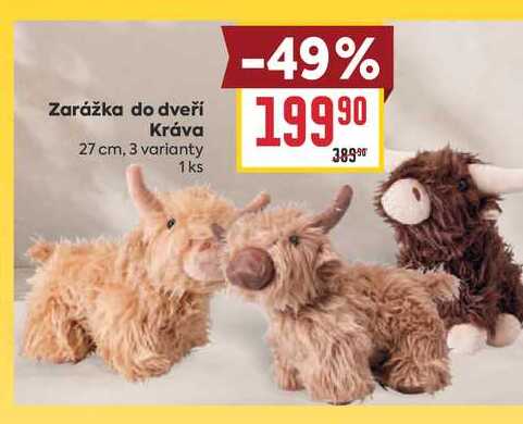 Zarážka do dveří Κράνα 27 cm, 3 varianty 1ks