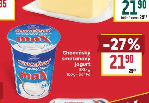 Choceňský smetanový jogurt 380 g