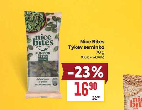 Nice Bites Tykev semínka 70 g