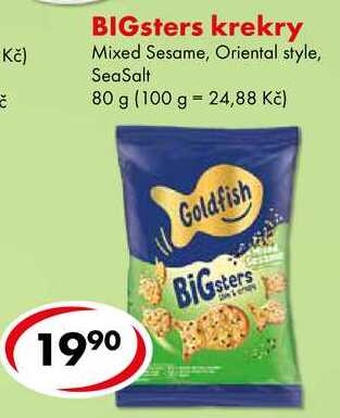 BIGsters krekry, 80 g
