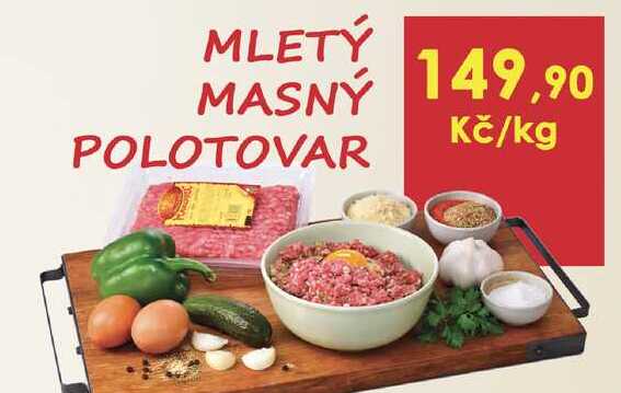 Mletý masný polotovar 1kg