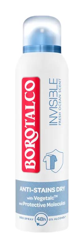 Borotalco Deodorant sprej Invisible, 150 ml