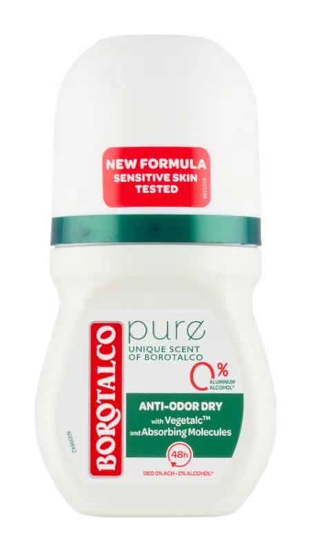 Borotalco Deodorant roll-on Pure Original, 50 ml ROSSMANN