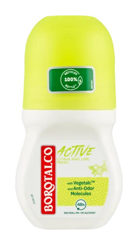 Borotalco Antiperspirant roll-on Active Citrus and Lime Fresh, 50 ml