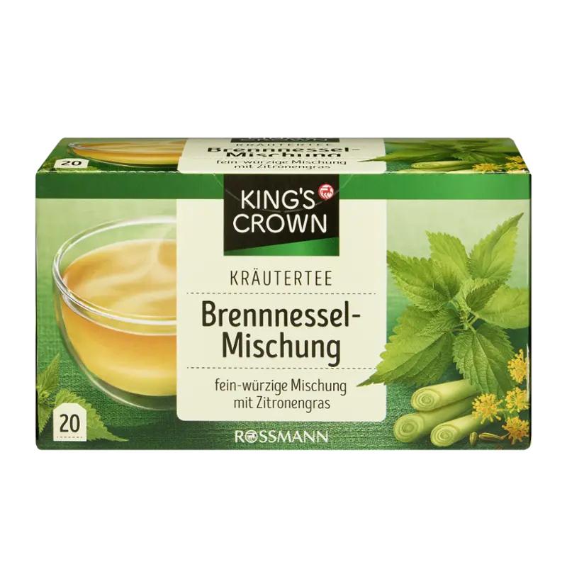 King's Crown Bylinkový čaj s listy kopřivy, 30 g