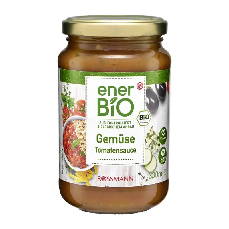 enerBiO BIO rajčatová omáčka se zeleninou, 330 ml