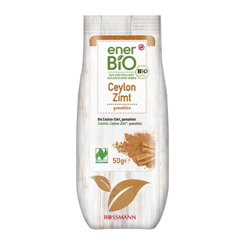 enerBiO BIO cejlonská skořice, 50 g