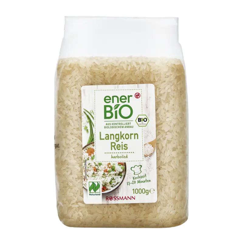 enerBiO Rýže dlouhozrnná Parboiled, 1 kg