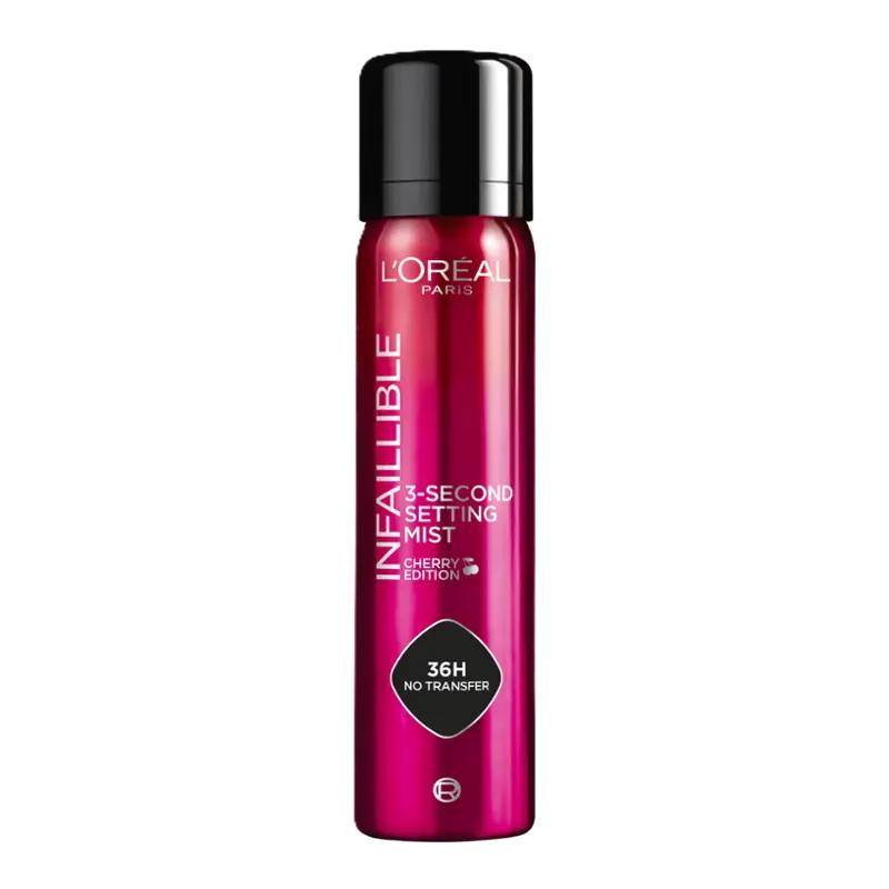 L'Oréal Fixační sprej Infaillible Cherry, 75 ml ROSSMANN