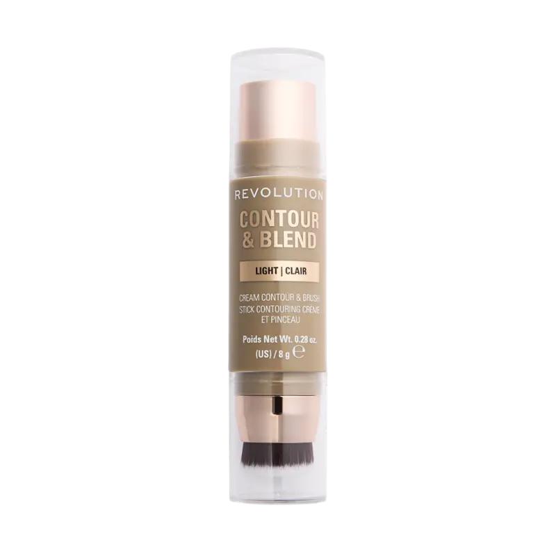 Makeup Revolution Konturovací tyčinka se štětcem Contour & Blend, 1 ks ROSSMANN