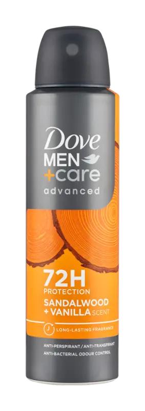 Dove Men Antiperspirant sprej pro muže Sandalwood &Vanilla, 150 ml ROSSMANN