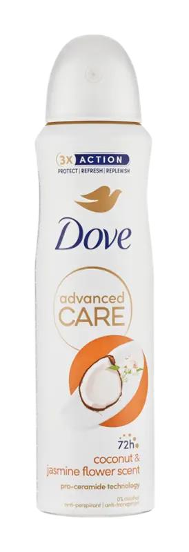 Dove Antiperspirant sprej pro ženy Advanced Kokos, 150 ml ROSSMANN