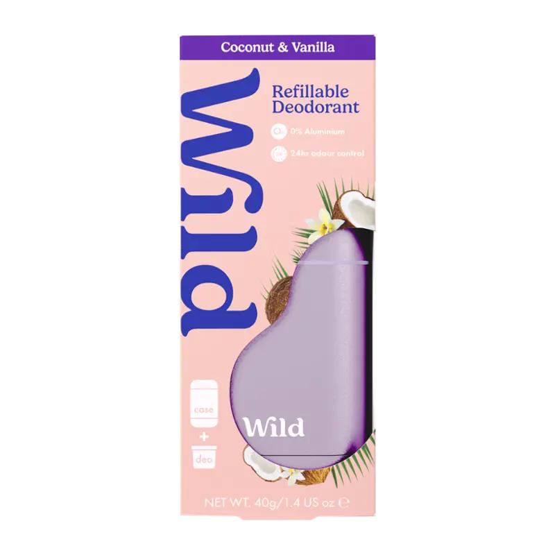 Wild Deodorant tuhý Starter Coconut & Vanilla, 40 g ROSSMANN