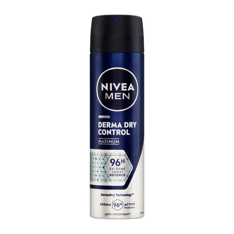 NIVEA Men Antiperspirant sprej pro muže Derma Dry Control, 150 ml ROSSMANN
