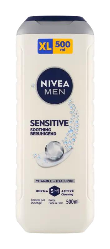 NIVEA Men Sprchový gel pro muže 3v1 Sensitive, 500 ml ROSSMANN