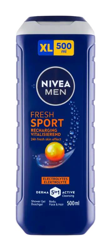 NIVEA Men Sprchový gel pro muže 3v1 Sport, 500 ml ROSSMANN