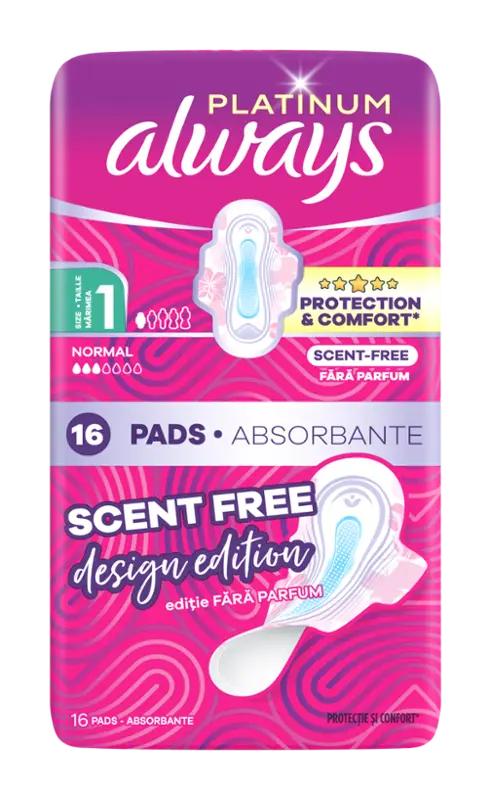 Always Hygienické vložky Platinum Normal s křidélky vel. 1, 16 ks ROSSMANN