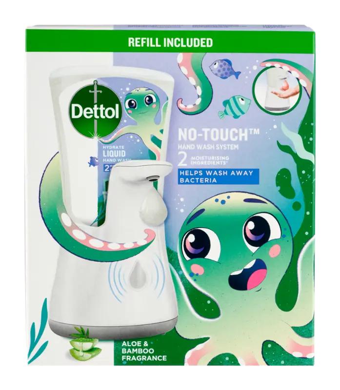 Dettol Bezdotykový dávkovač mýdla a náplň Dobrodruh, 250 ml ROSSMANN