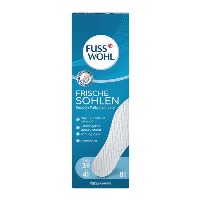 Fusswohl Osvěžující vložky do bot, 16 ks ROSSMANN