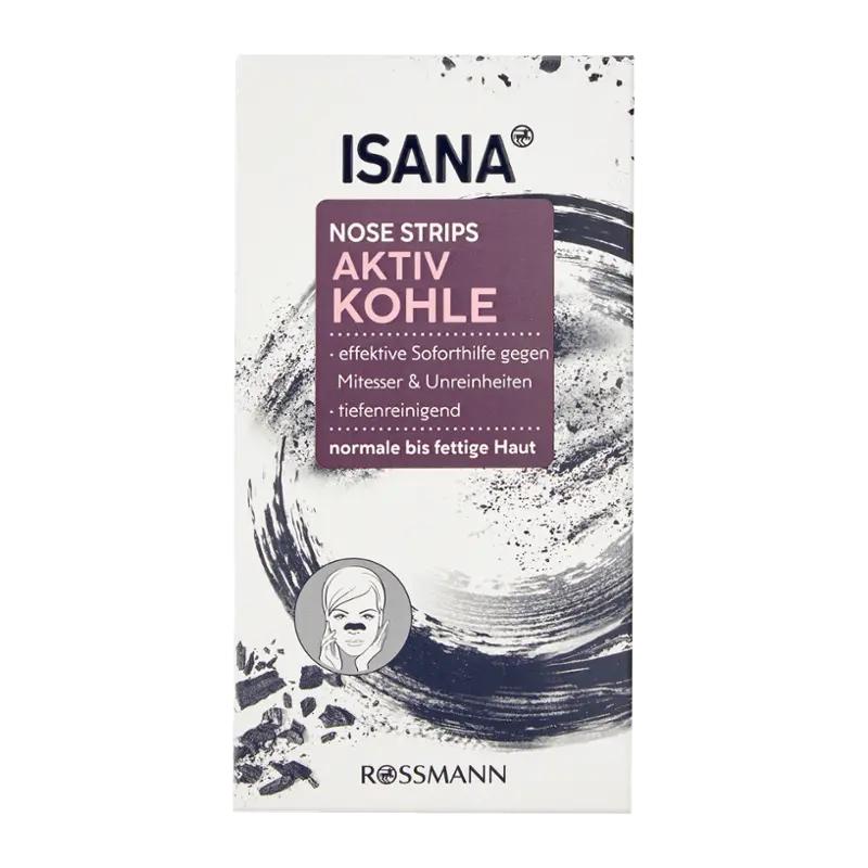 ISANA Čisticí pásky na nos s aktivním uhlím, 3 ks ROSSMANN
