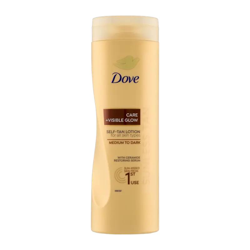 Dove Samoopalovací mléko Care&Glow, 400 ml