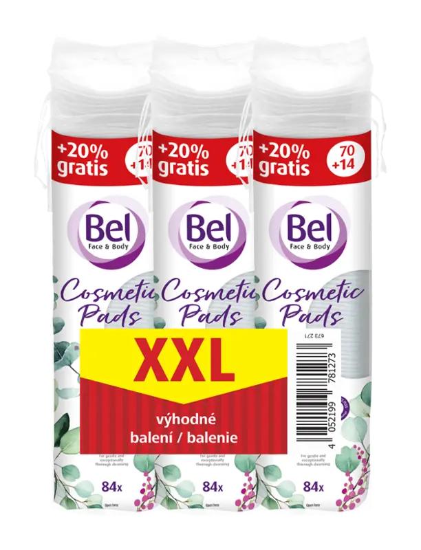 Bel Kosmetické tampónky s mikrovláknem 3x 84 ks, 252 ks