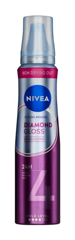 NIVEA Pěnové tužidlo Diamond Gloss Care, 150 ml ROSSMANN